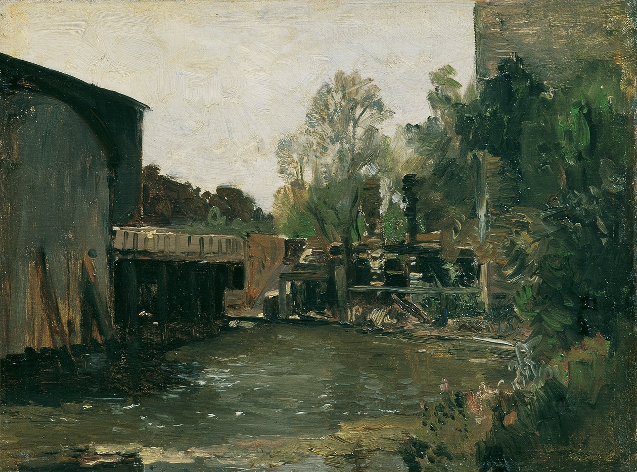 Déversoir à Plankenberg - Emil Jakob Schindler