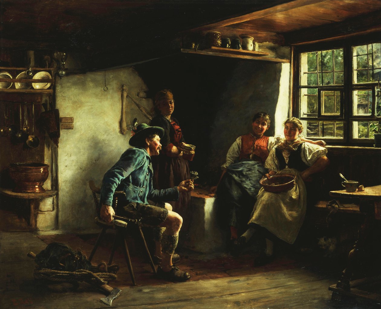 La Cour - Emil Karl Rau