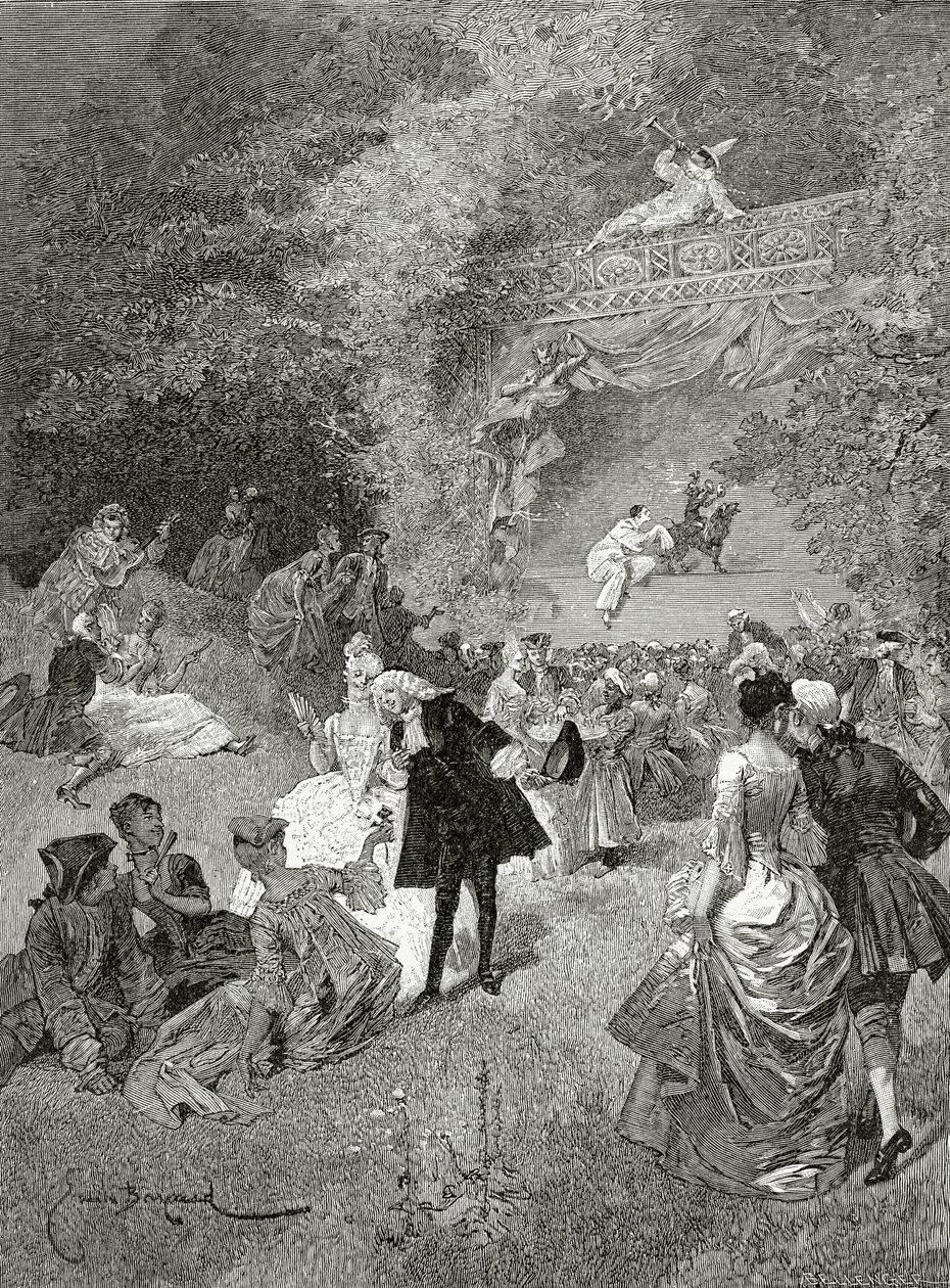 La fête chez Thérèse, 19ème siècle - Emile Antoine Bayard