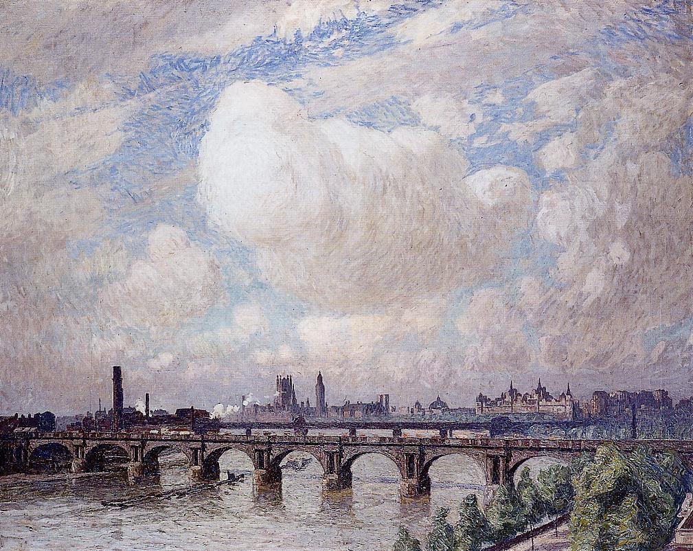 Pont de Waterloo au soleil - Emile Claus