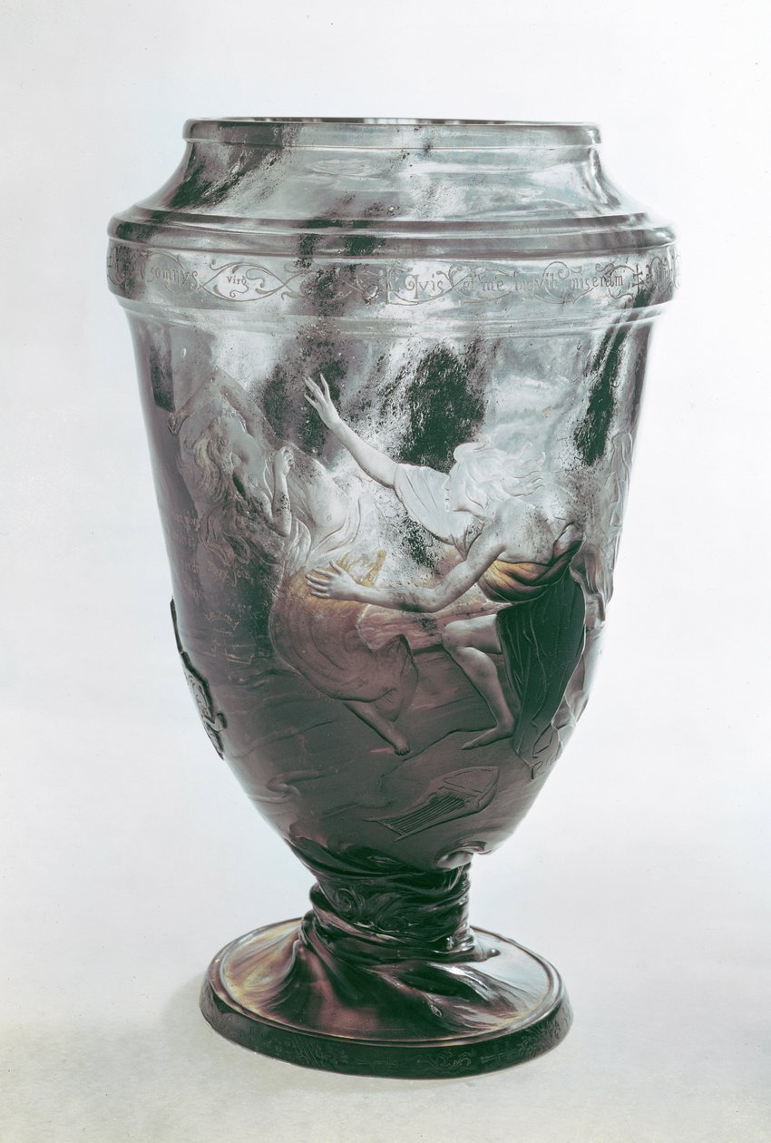 Vase représentant Orphée et Eurydice - Emile Galle