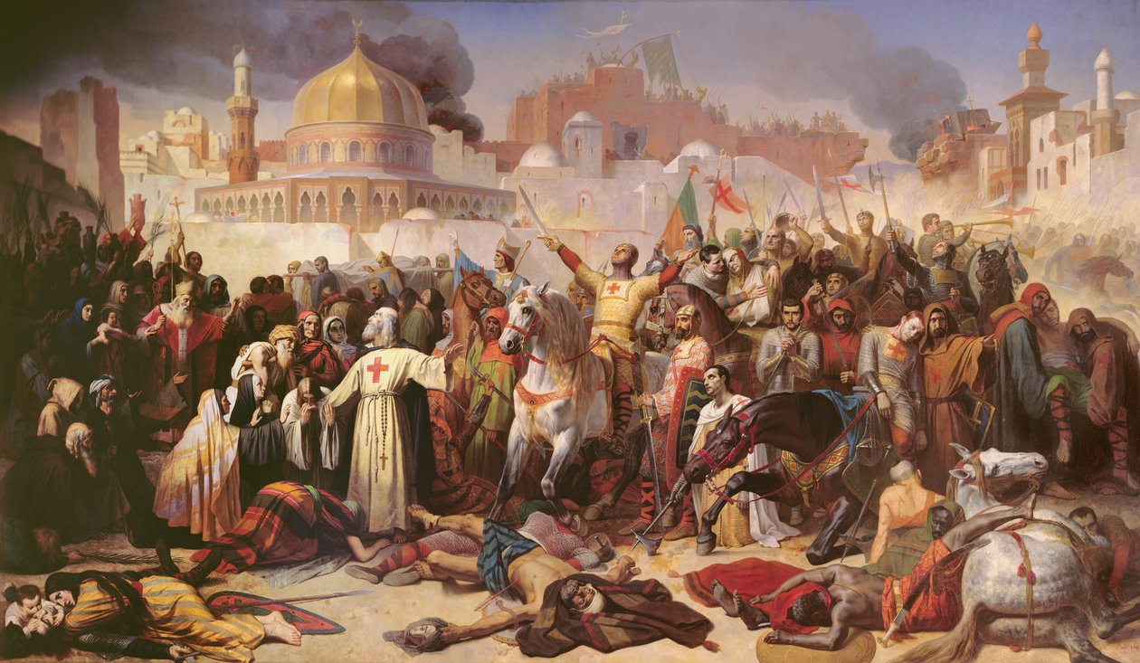 Prise de Jérusalem par les croisés, 15 juillet 1099, 1847 - Emile Signol