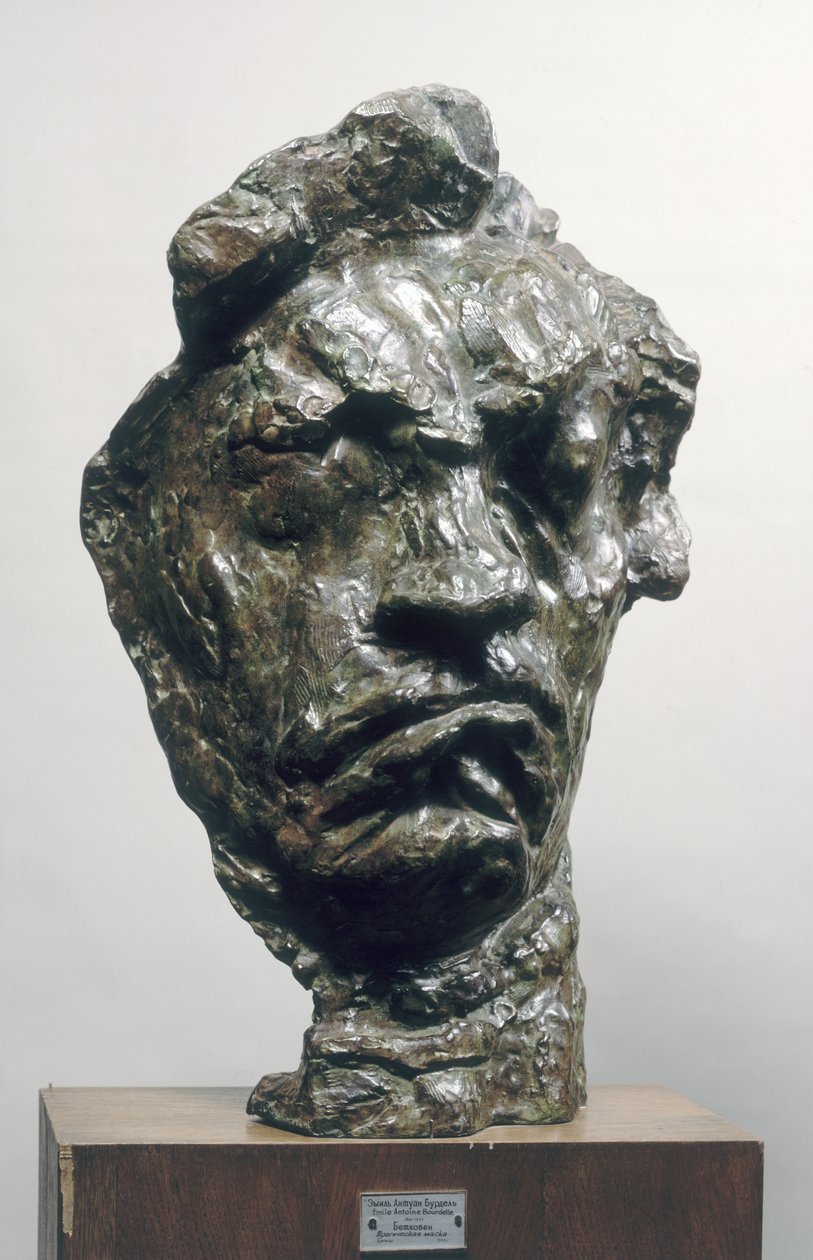 Grand masque tragique de Ludwig van Beethoven (1770-1827), 1901 - Emile Antoine Bourdelle