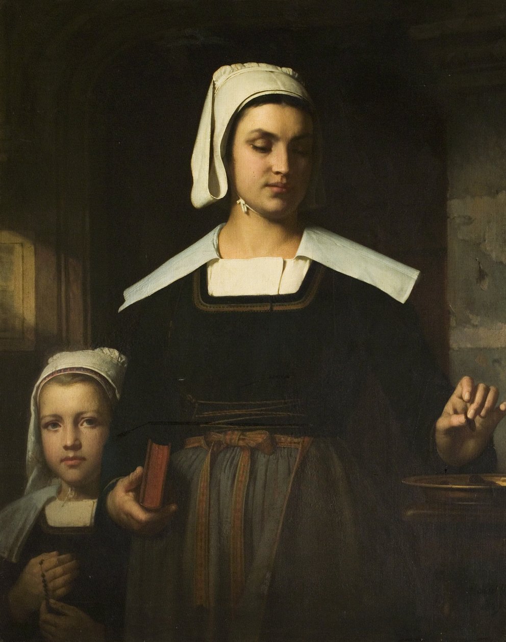 Le denier de la veuve, 1869 - Emile Auguste Hublin