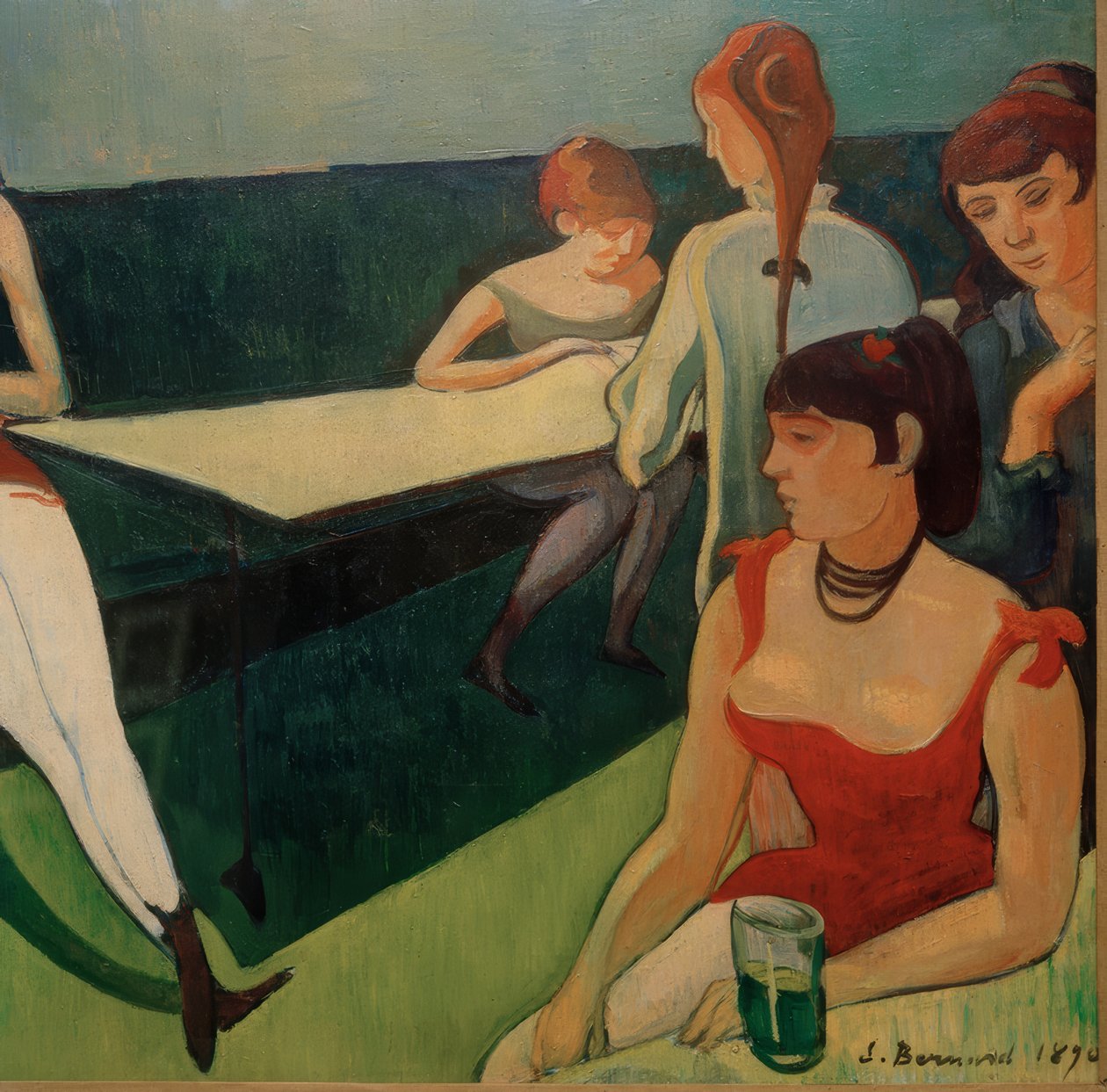 Un bordel (détail) - Emile Bernard