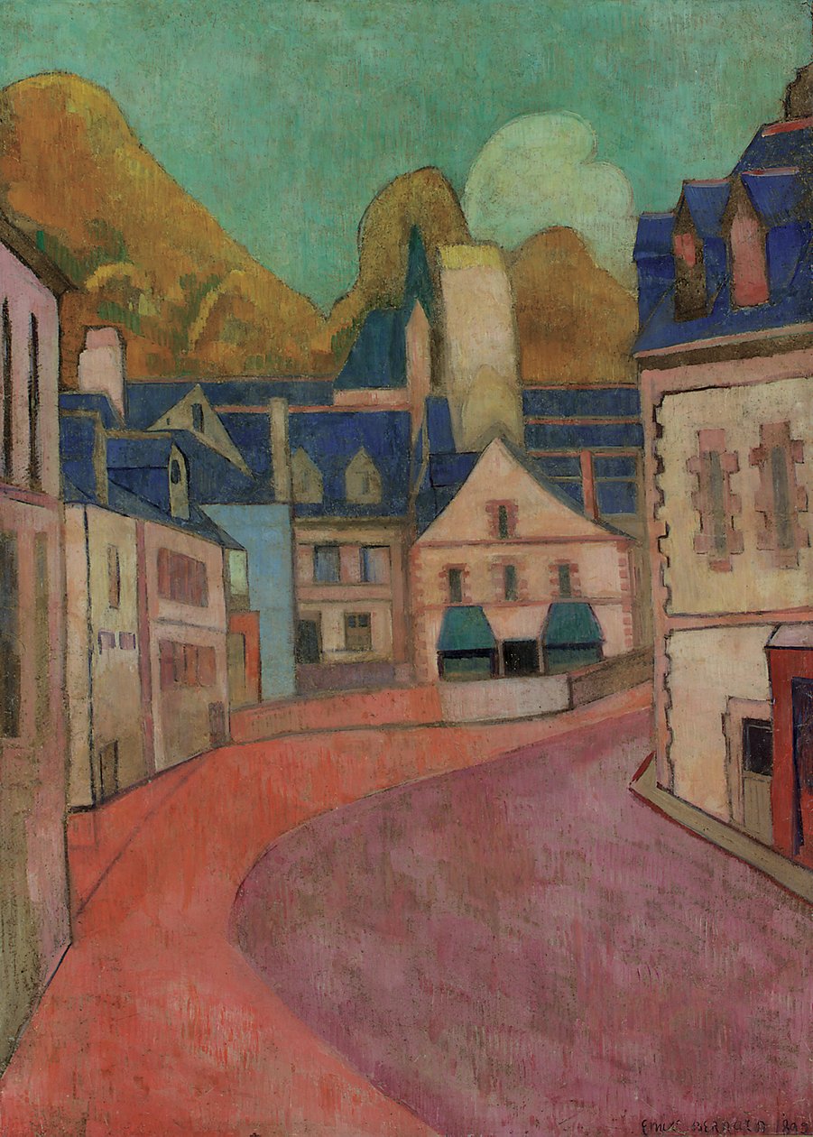 La Rue Rose, Pont-Aven, 1892 - Emile Bernard
