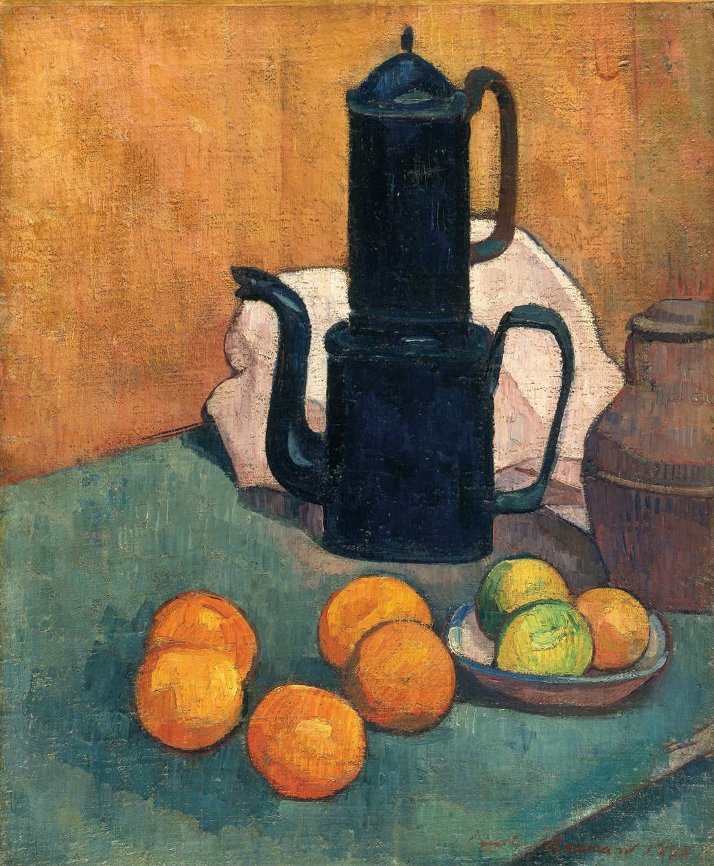 La cafetière bleue - Emile Bernard