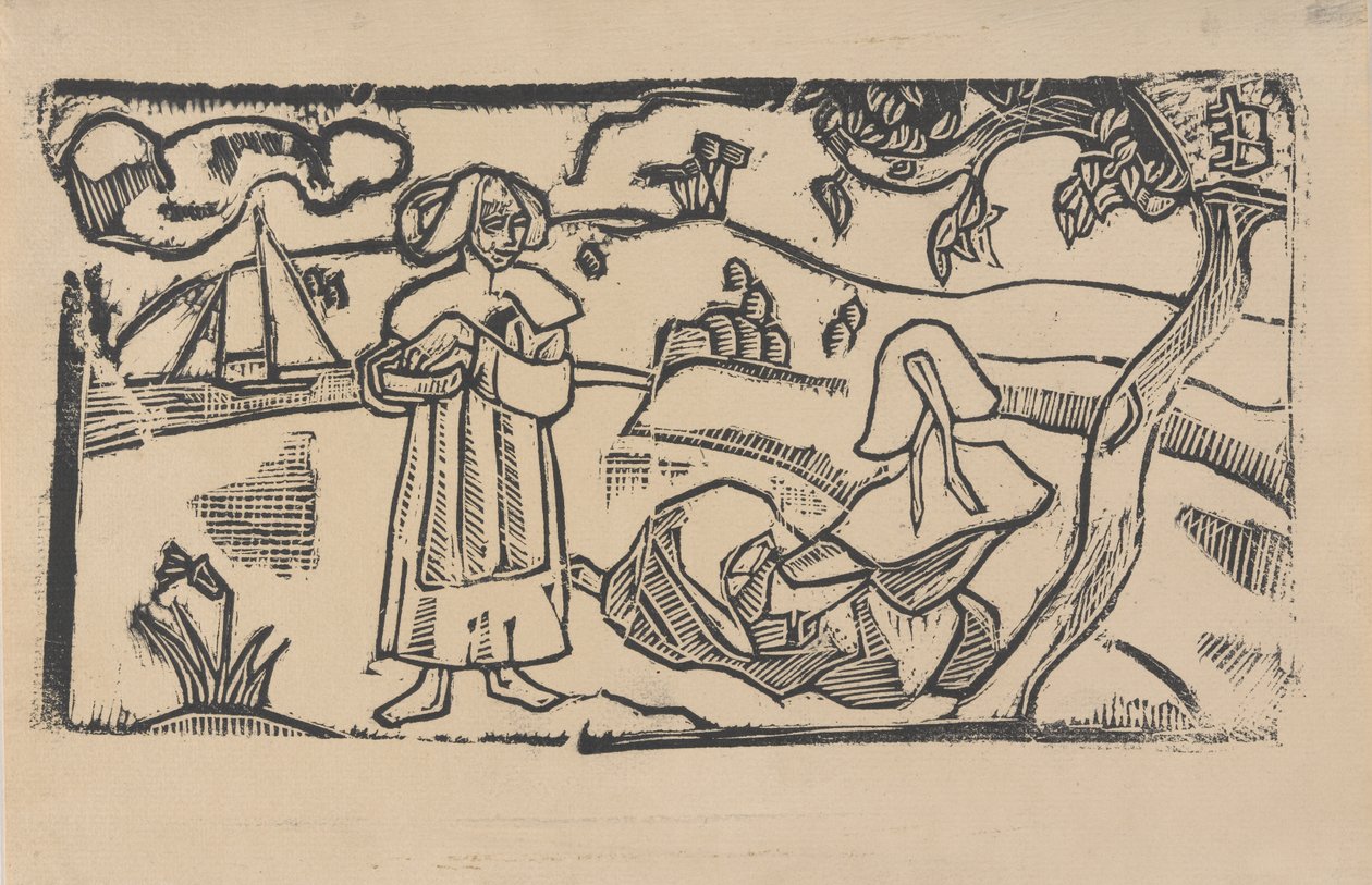 Deux femmes bretonnes, c.1891 - Emile Bernard