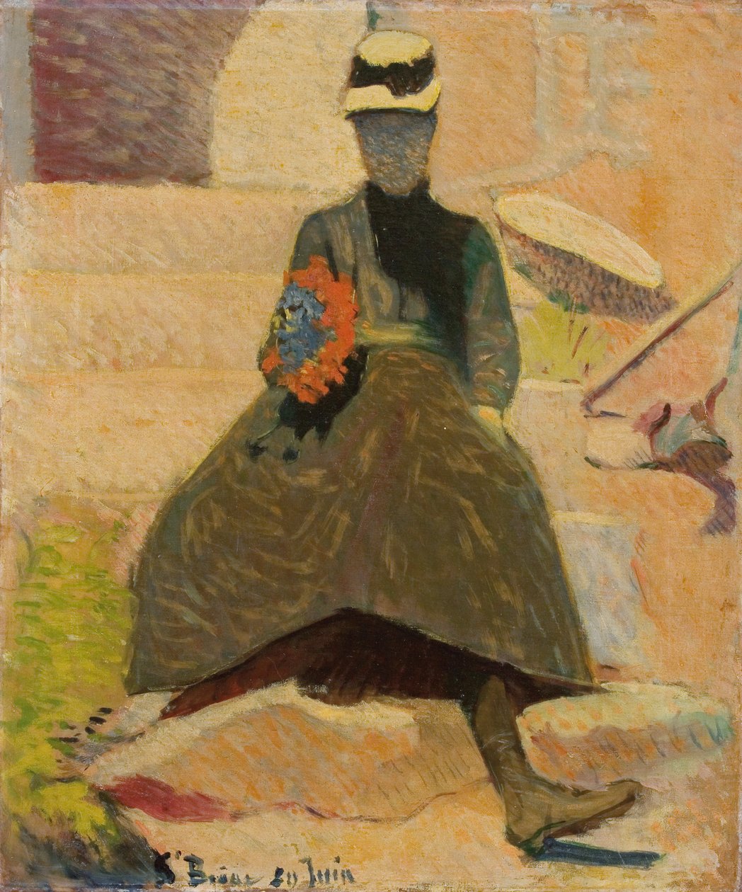 Femme à Saint-Briac, 1886 - Emile Bernard