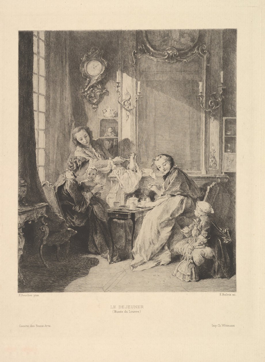 Petit déjeuner, 1897 - Emile Boilvin