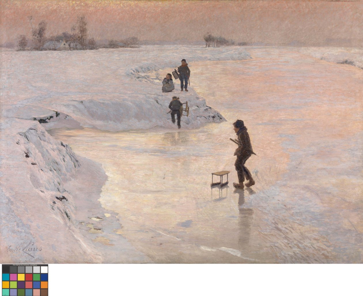 Italien : The Skaters - Emile Claus