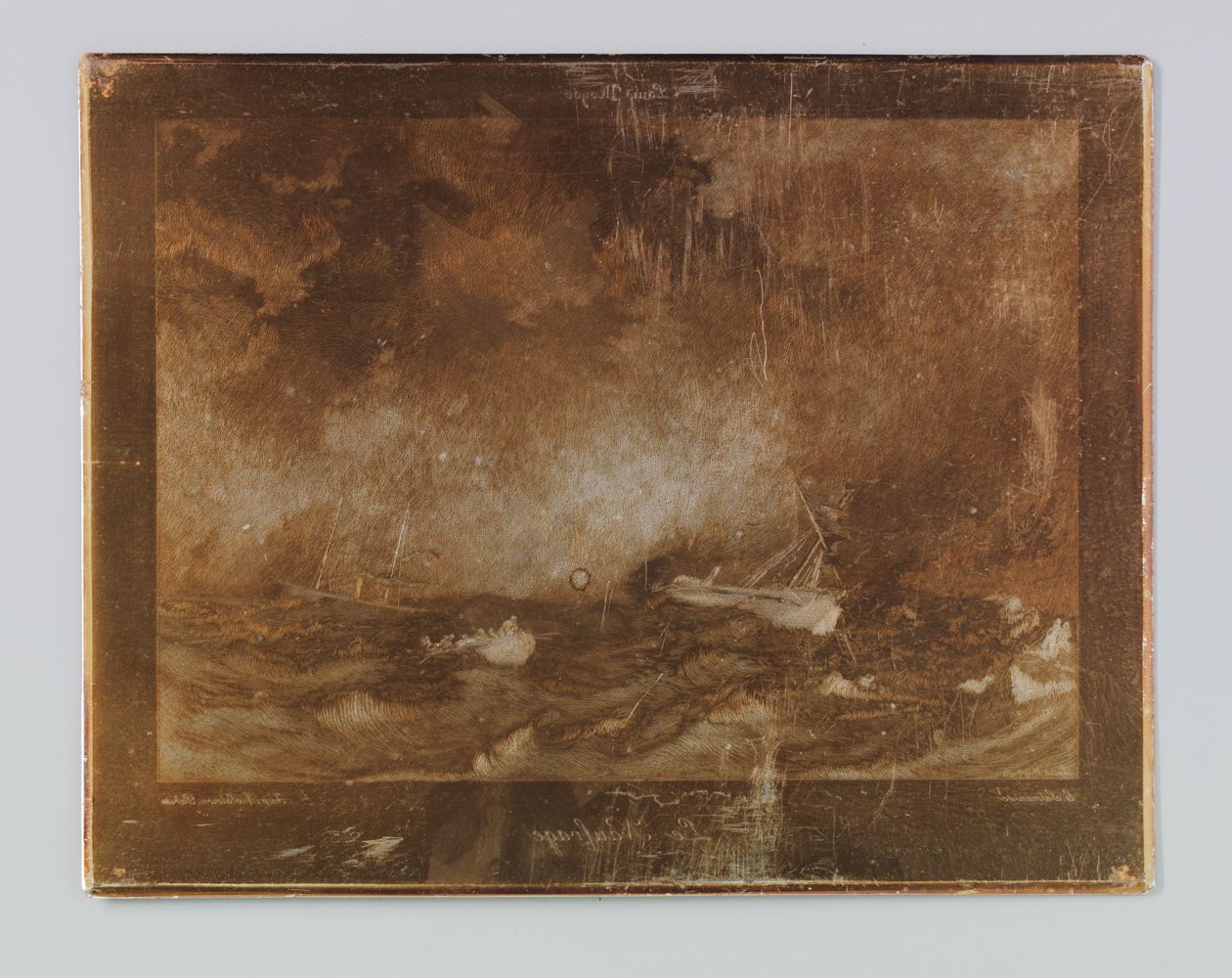 Le Naufrage - Emile Frédéric Salmon (signed by artist)
