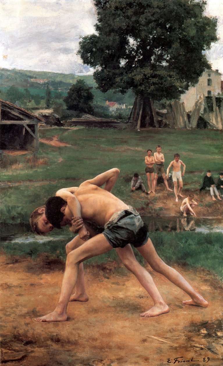 La Lutte, 1889 - Emile Friant