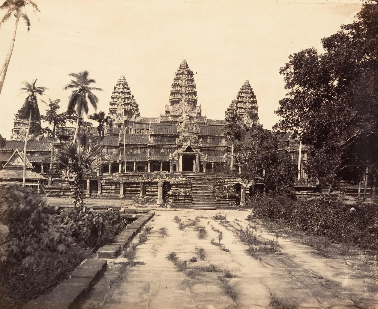 Façade Ouest de la Grande Pagode, 1866 - Emile Gsell