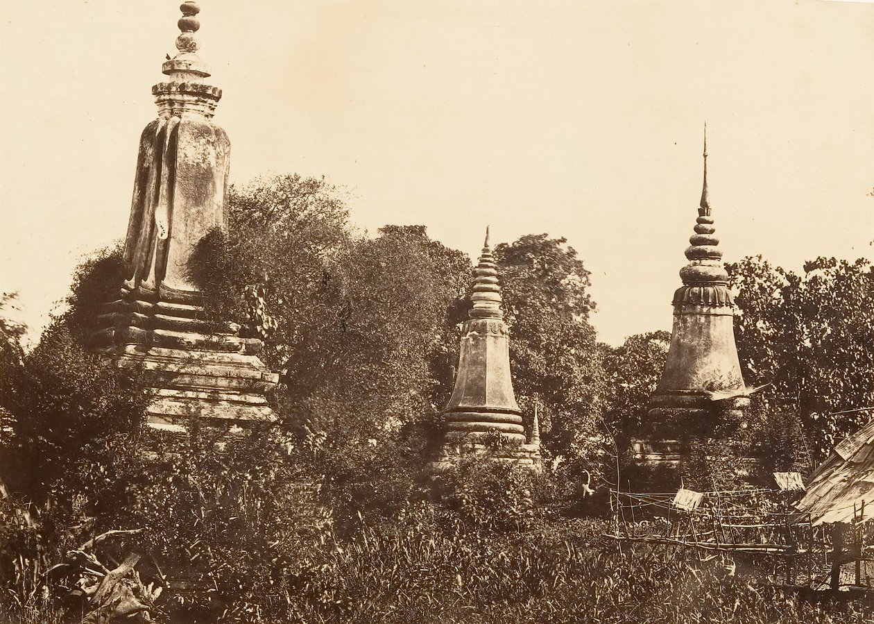 Nam-Vian - Tombeaux, 1866 - Emile Gsell