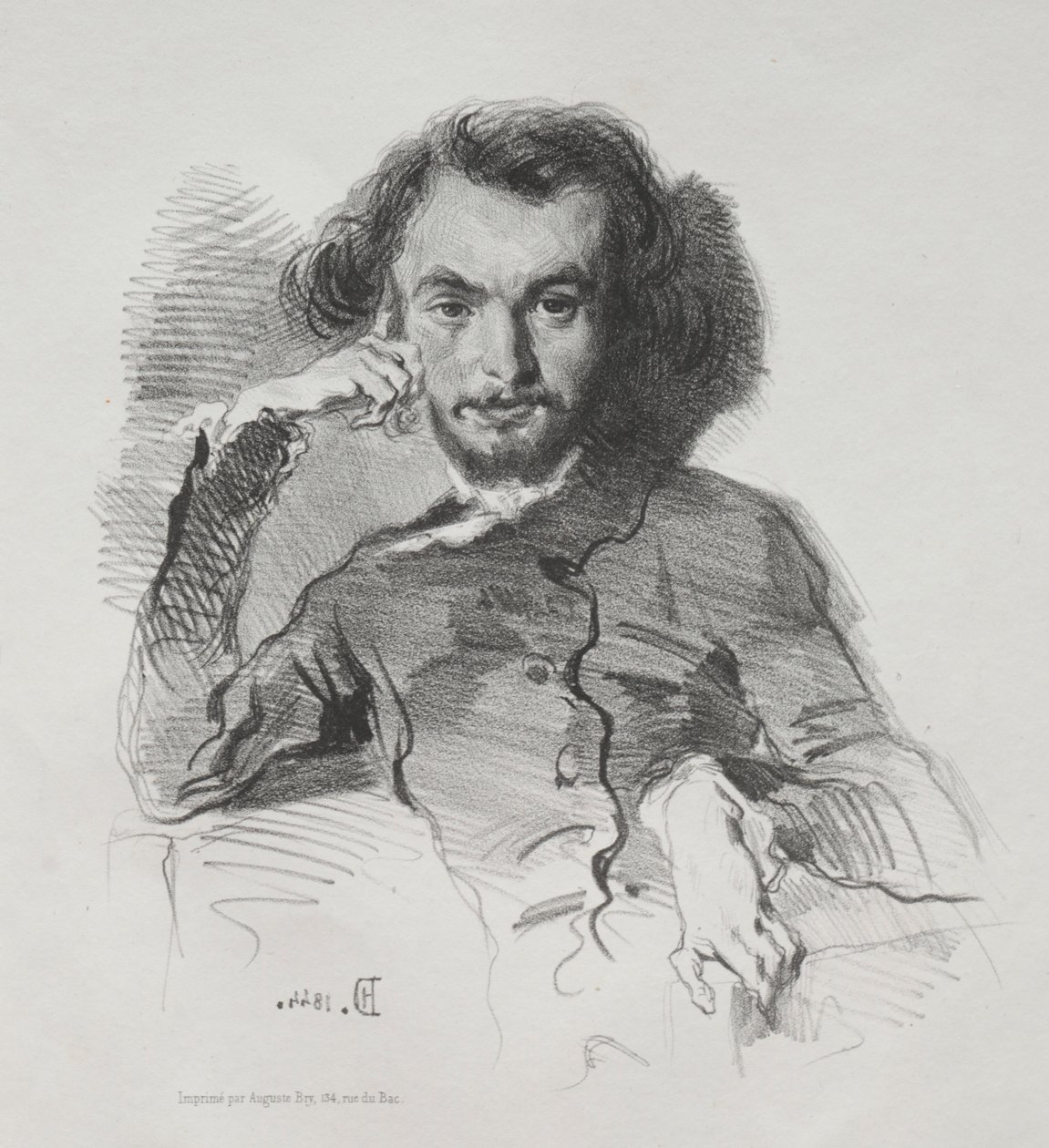 Charles Pierre Baudelaire, 1844 - Emile Isidore Deroy