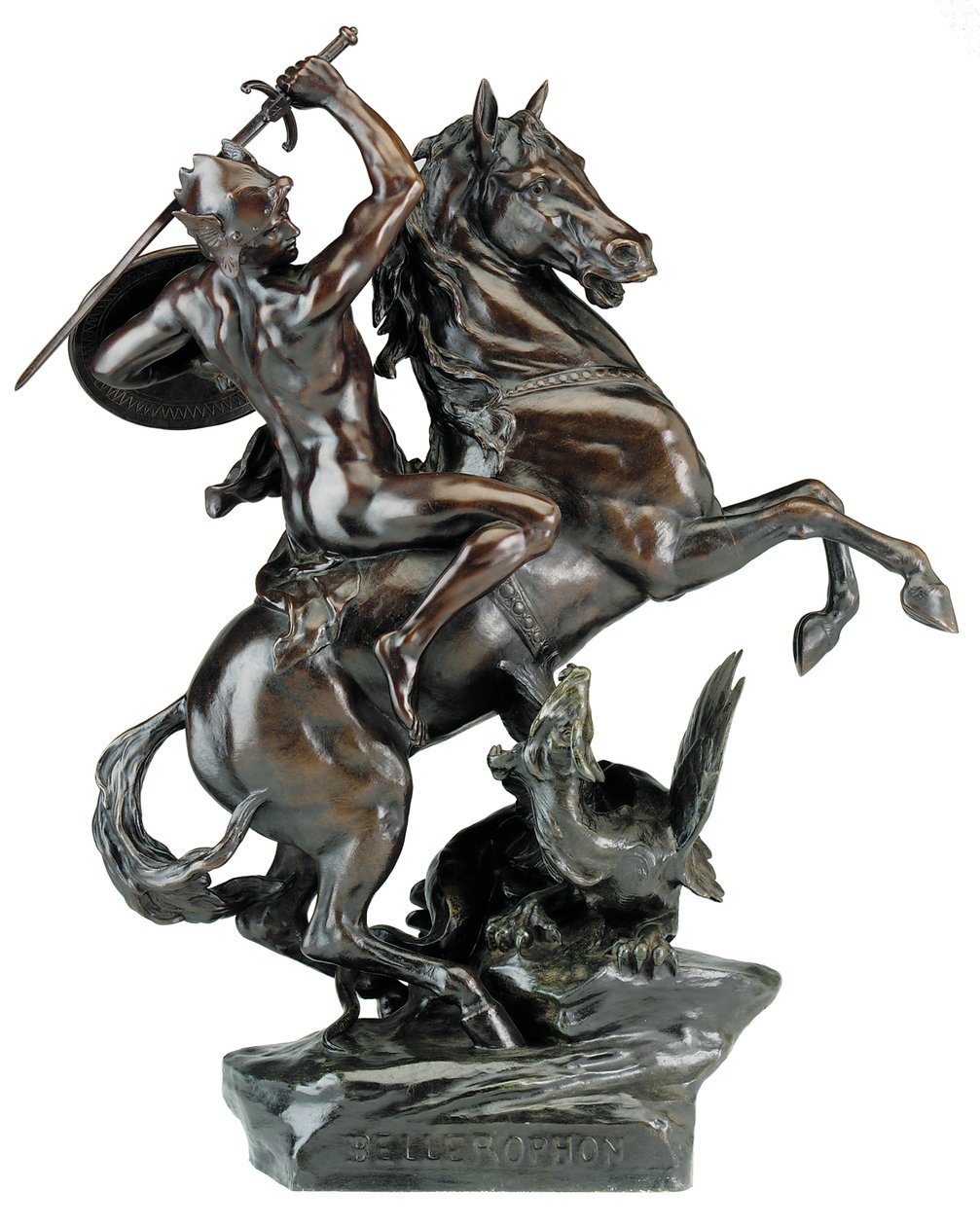 Bellérophon tuant la Chimère - Emile Louis (after) Picault