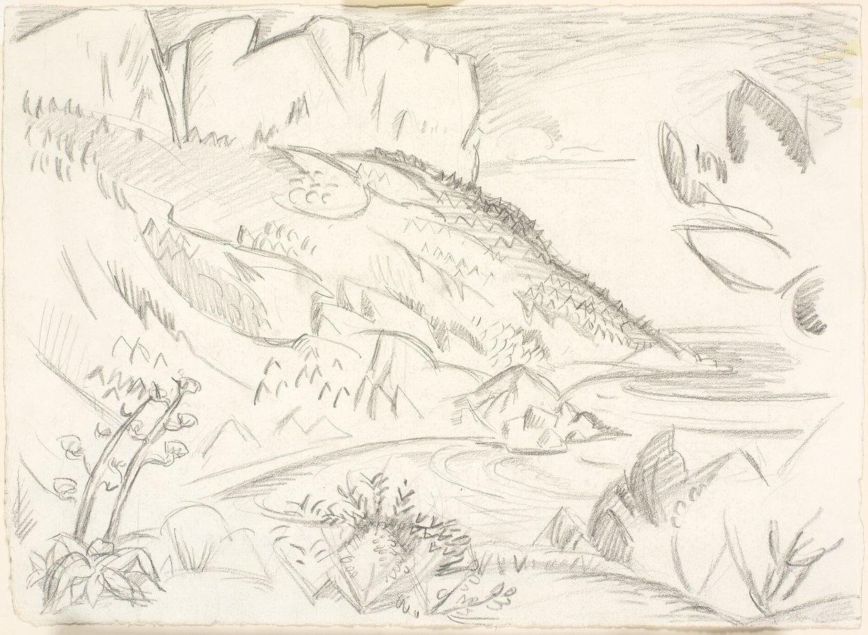 Cap Canaille à Cassis - Emile Othon Friesz