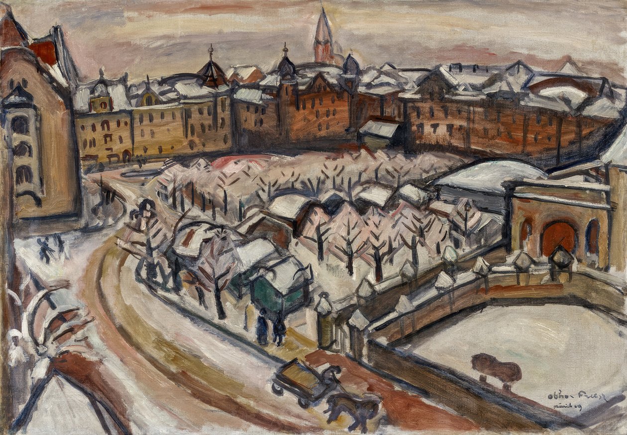 Neige à Munich - Emile Othon Friesz