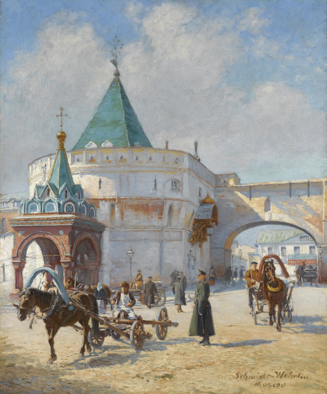 Vue de Moscou - Émile Schmidt Wehrlin