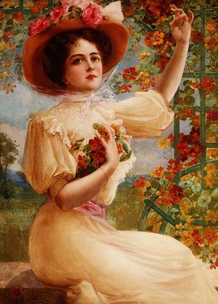 Une beauté estivale - Emile Vernon