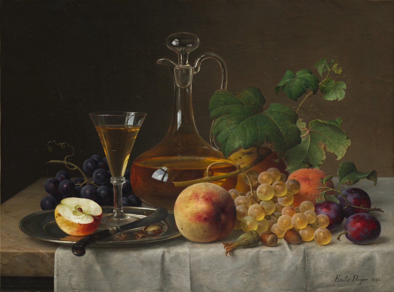 Nature morte avec fruits, 1873 - Emilie Preyer