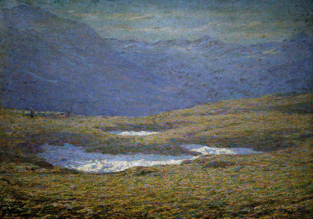 Paysage alpin - Emilio Longoni