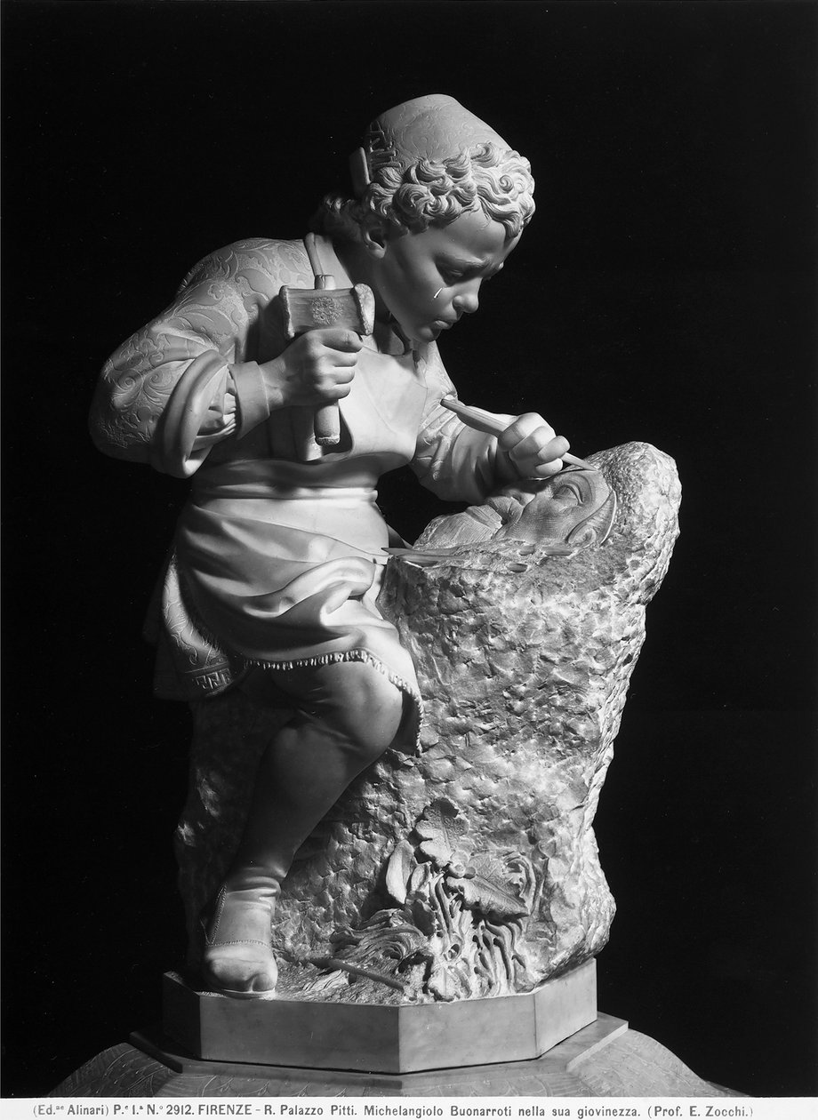 Michel-Ange enfant - Emilio Zocchi