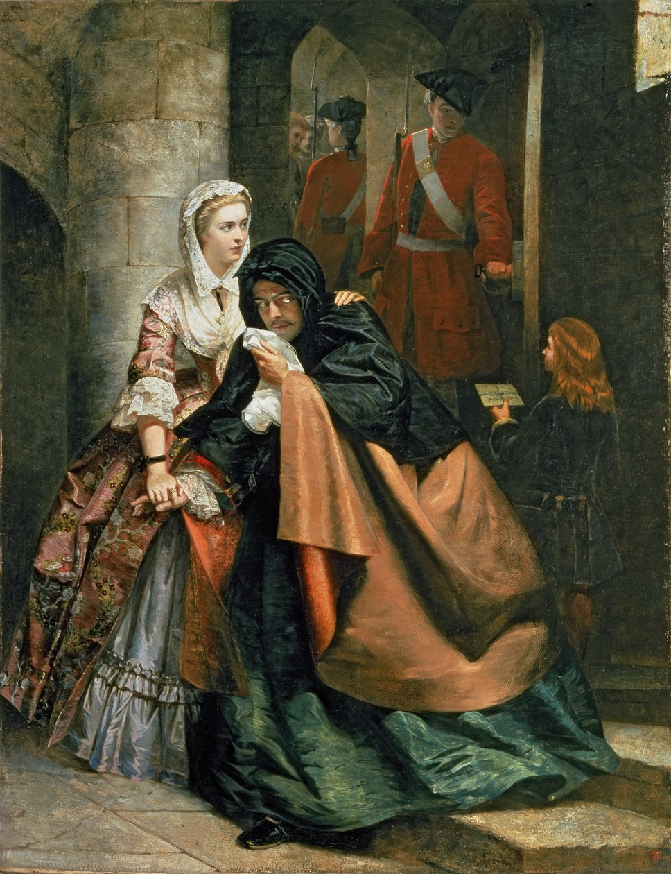 Lord Nithsdale, évasion de la Tour - Emily Mary Osborn