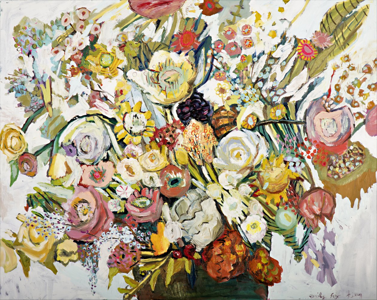 SMALL Parmelie, 2018 (oil on canvas) - Emily Fox King