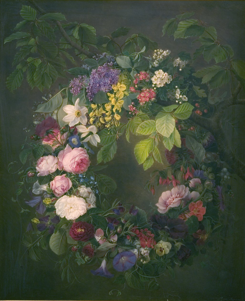 Une couronne de fleurs - Emma Thomsen