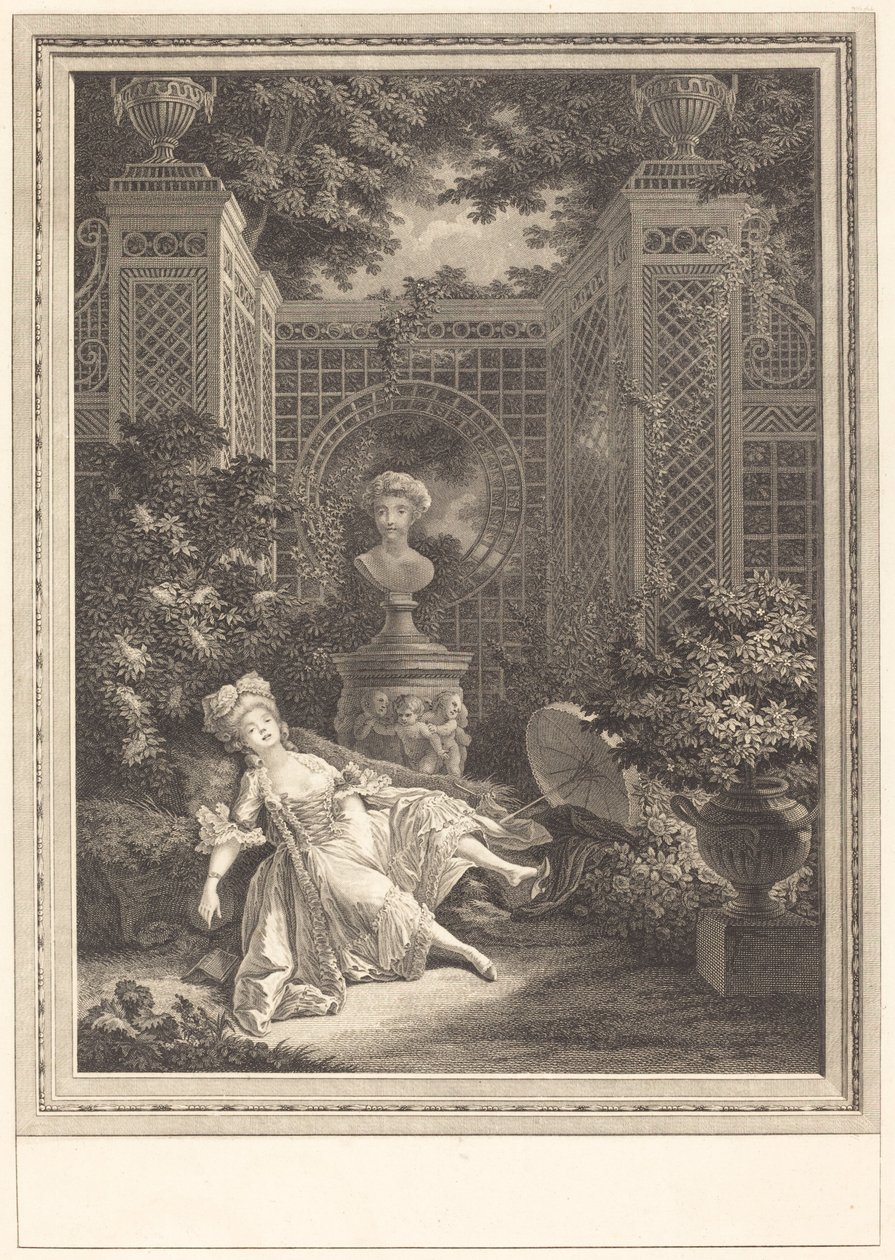 Le midi - Emmanuel Jean Nepomucène de Ghendt after Pierre Antoine Baudouin