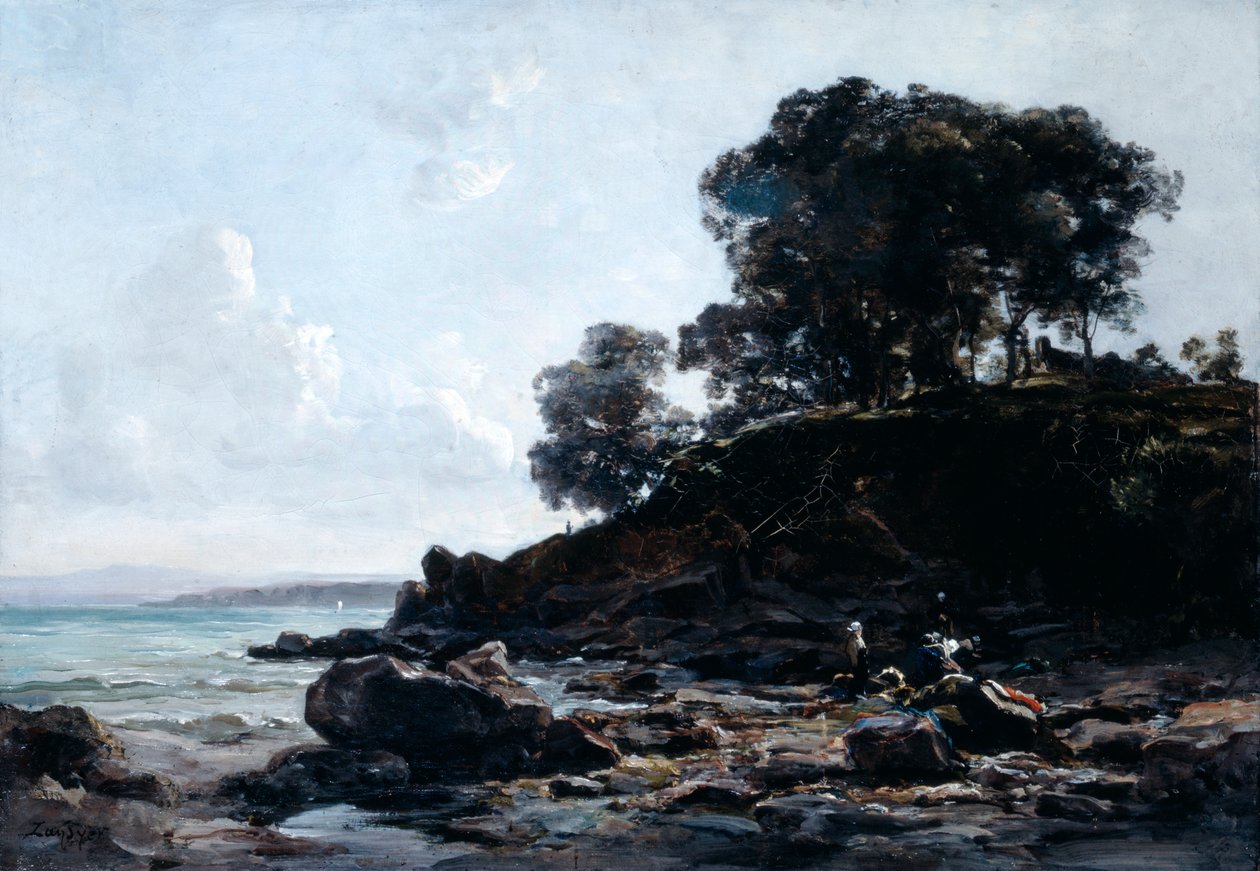 Laverie à marée basse, 1891 - Emmanuel Lansyer