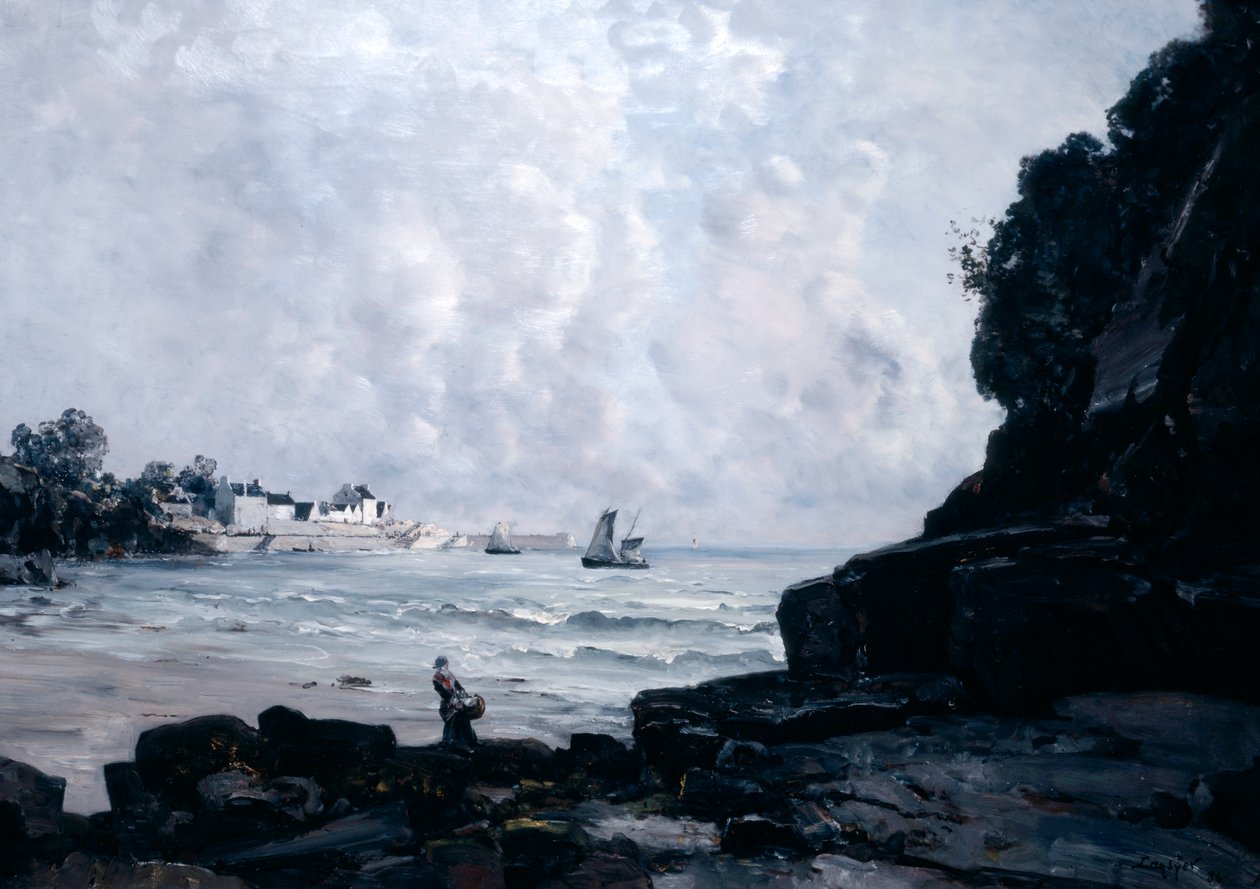 Le Port de Douarnenez, 1884 - Emmanuel Lansyer