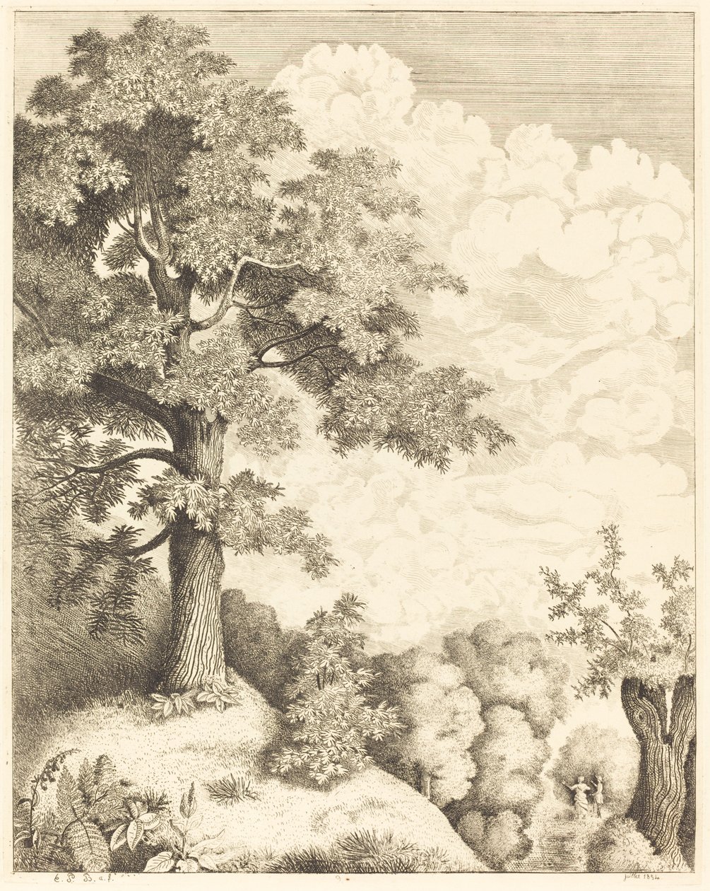 Vue de Santron - Emmanuel Phélippes Beaulieu