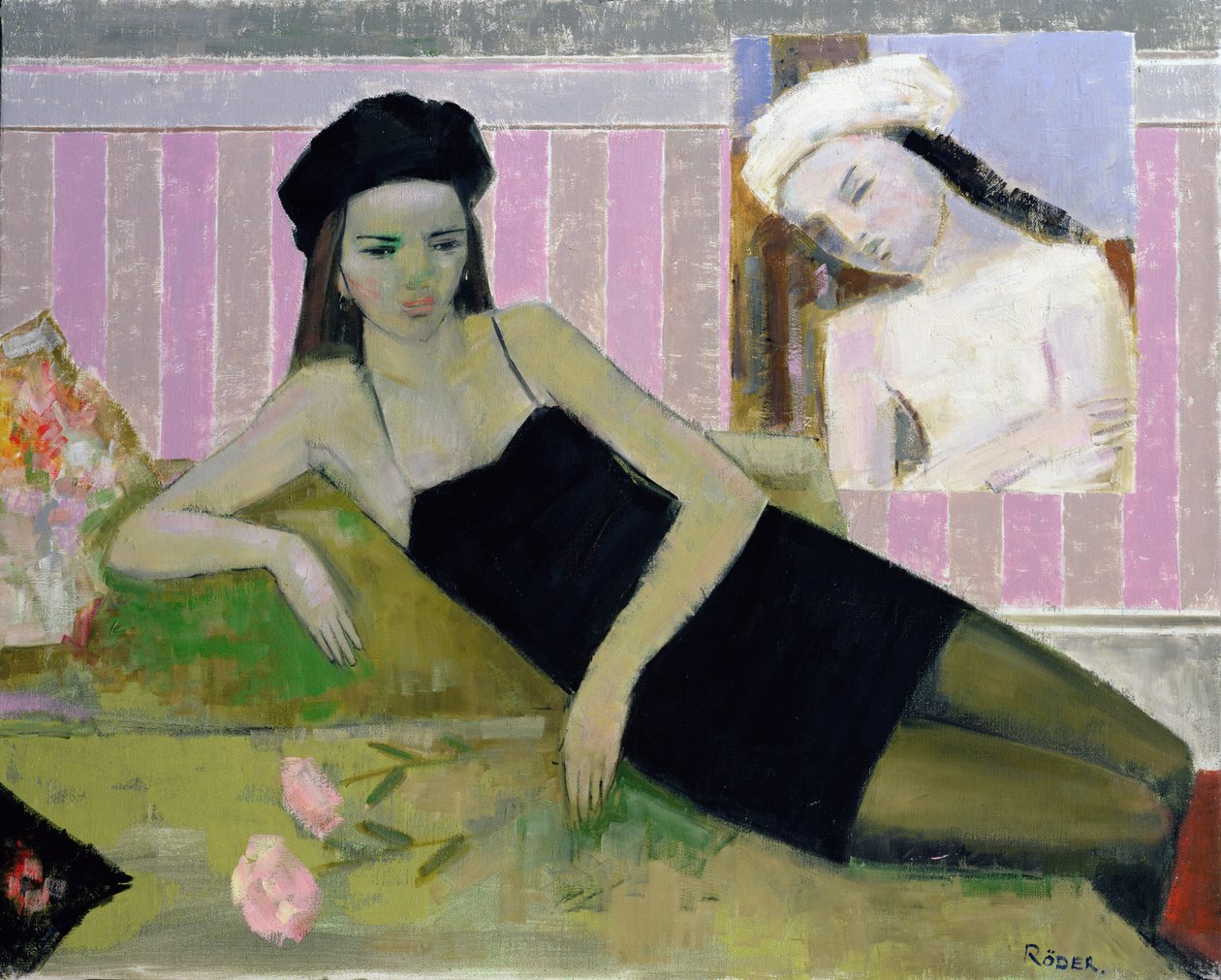 Antoinette et un détail de Balthus - Endre Roder