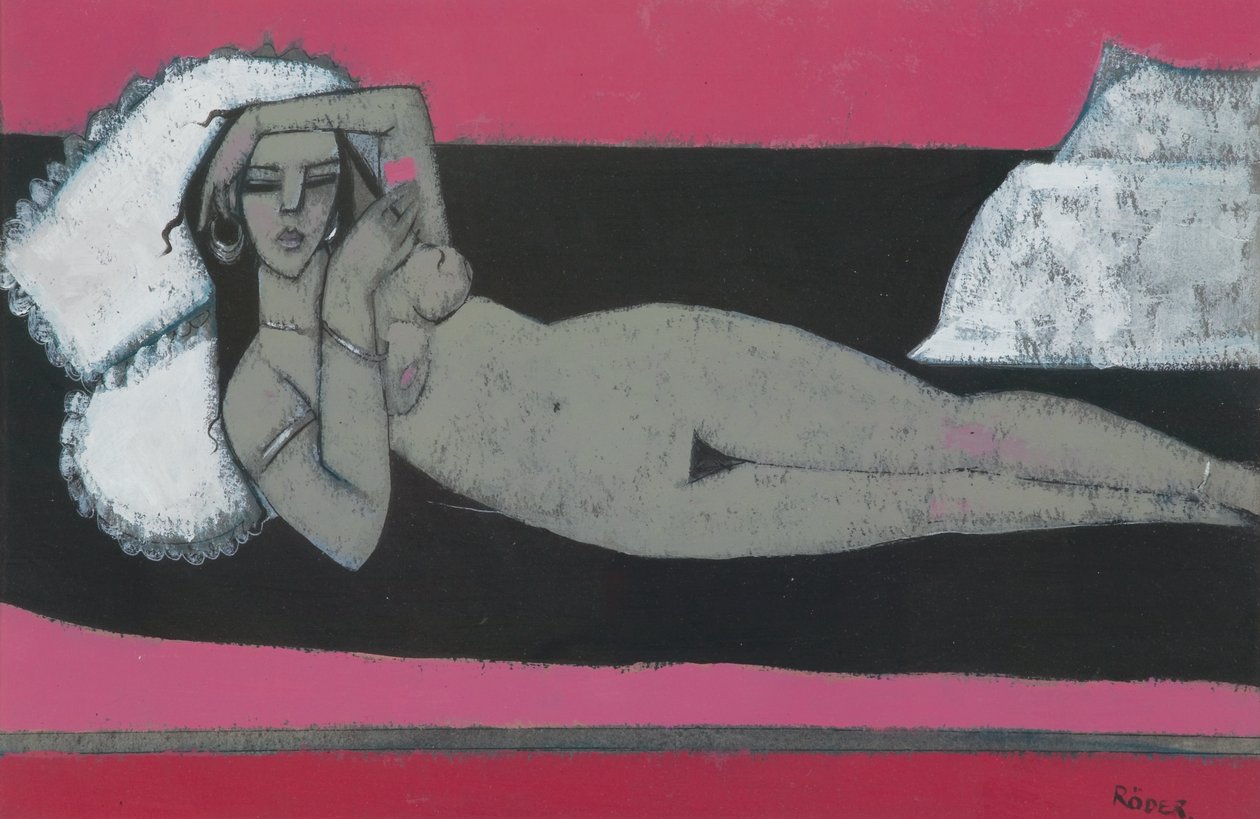 Carmena au repos - Endre Roder