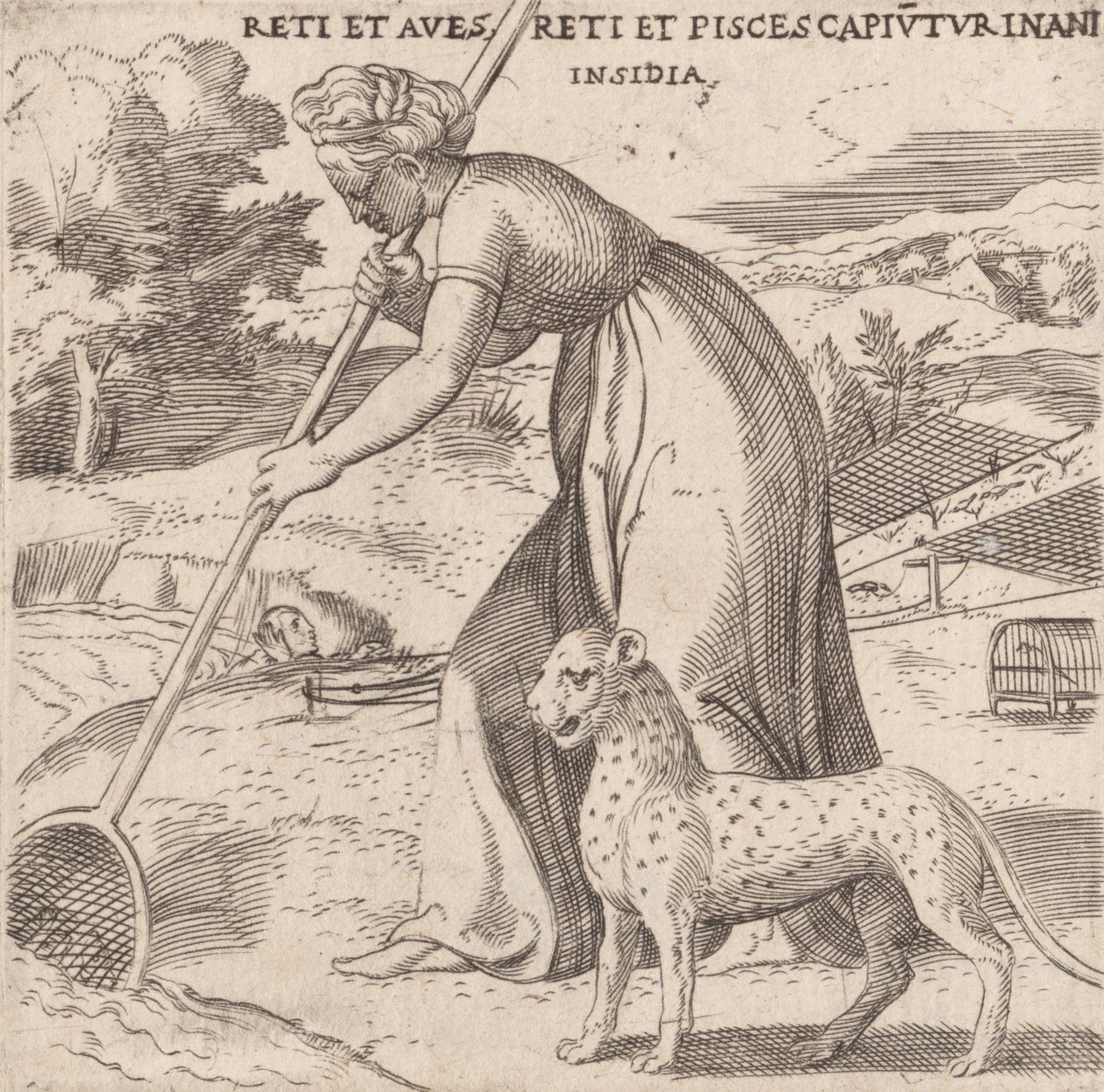 Piège, vers 1545-50 - Enea Vico