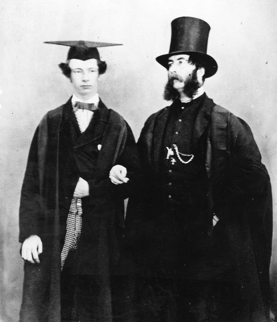 Arthur Munby et son père, c.1851 - English Photographer