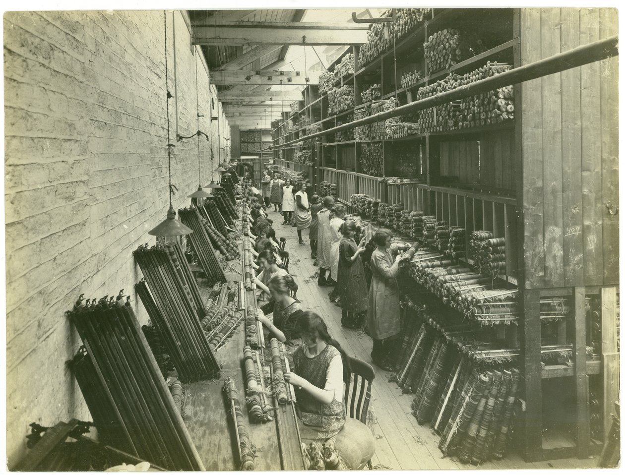 Filetage Axminster, usine de tapis, 1923 - English Photographer