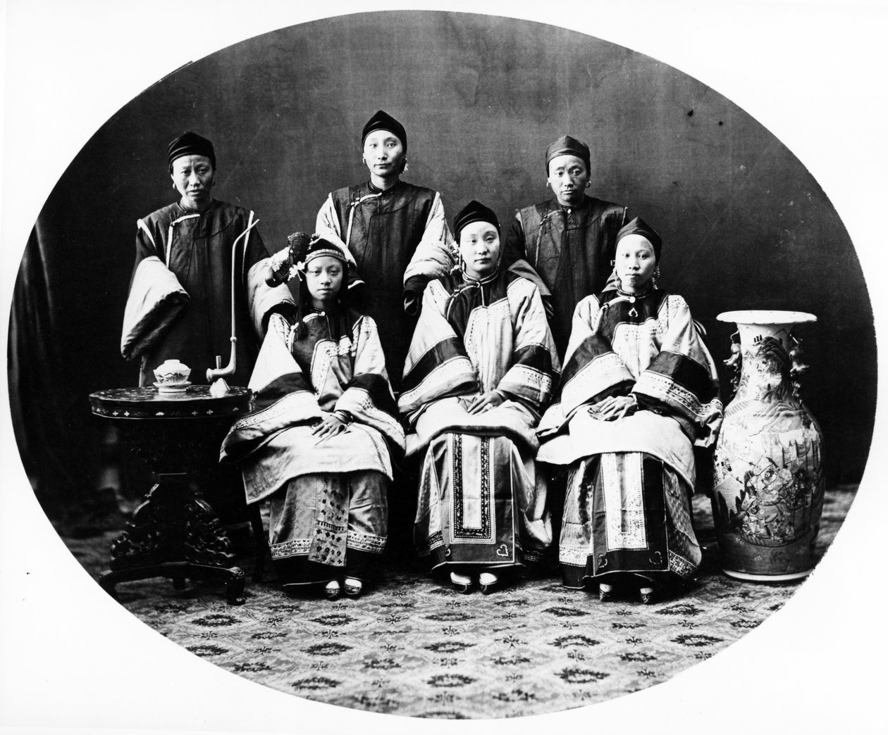 Dames célestes, Shanghai, vers 1870 - English Photographer