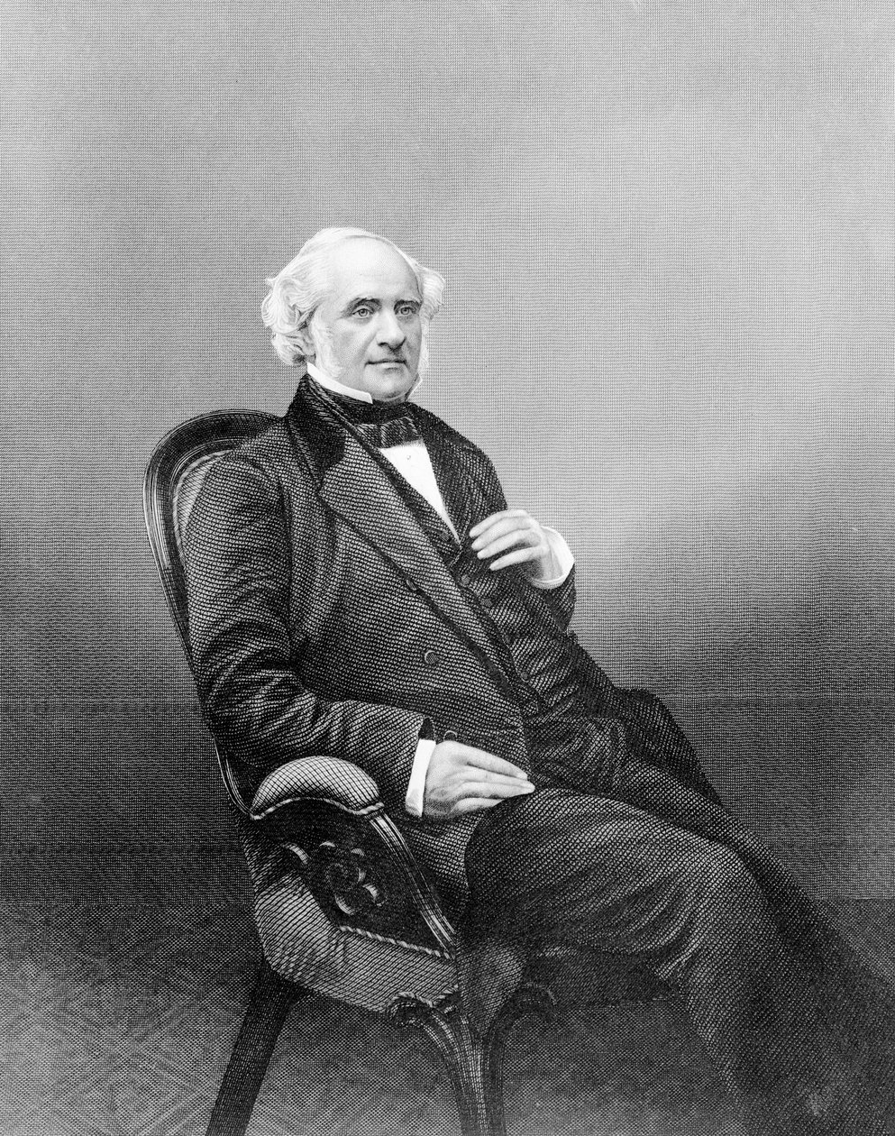 George Peabody, gravé par D.J Pound - English Photographer