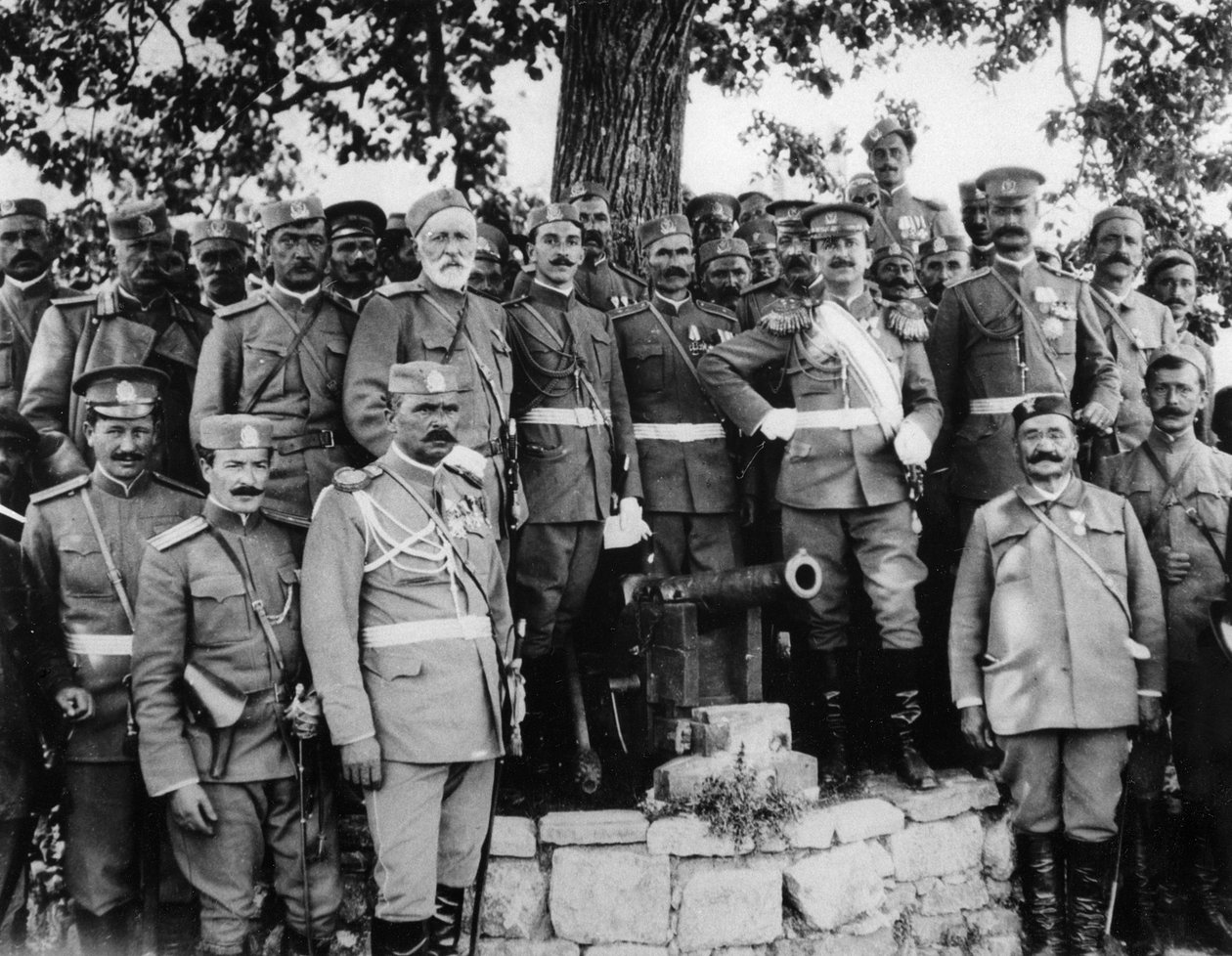 Portrait de groupe au Monténégro, 1913 - English Photographer