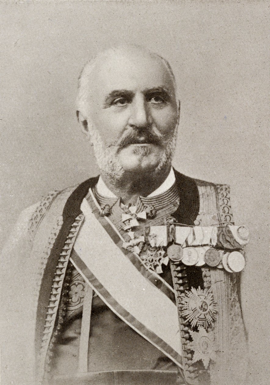 Le roi Nicolas Ier du Monténégro, de 