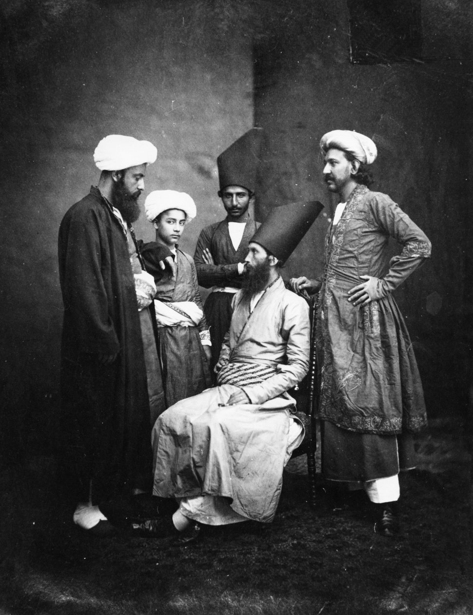 Parsis à Bombay, vers 1870 - English Photographer