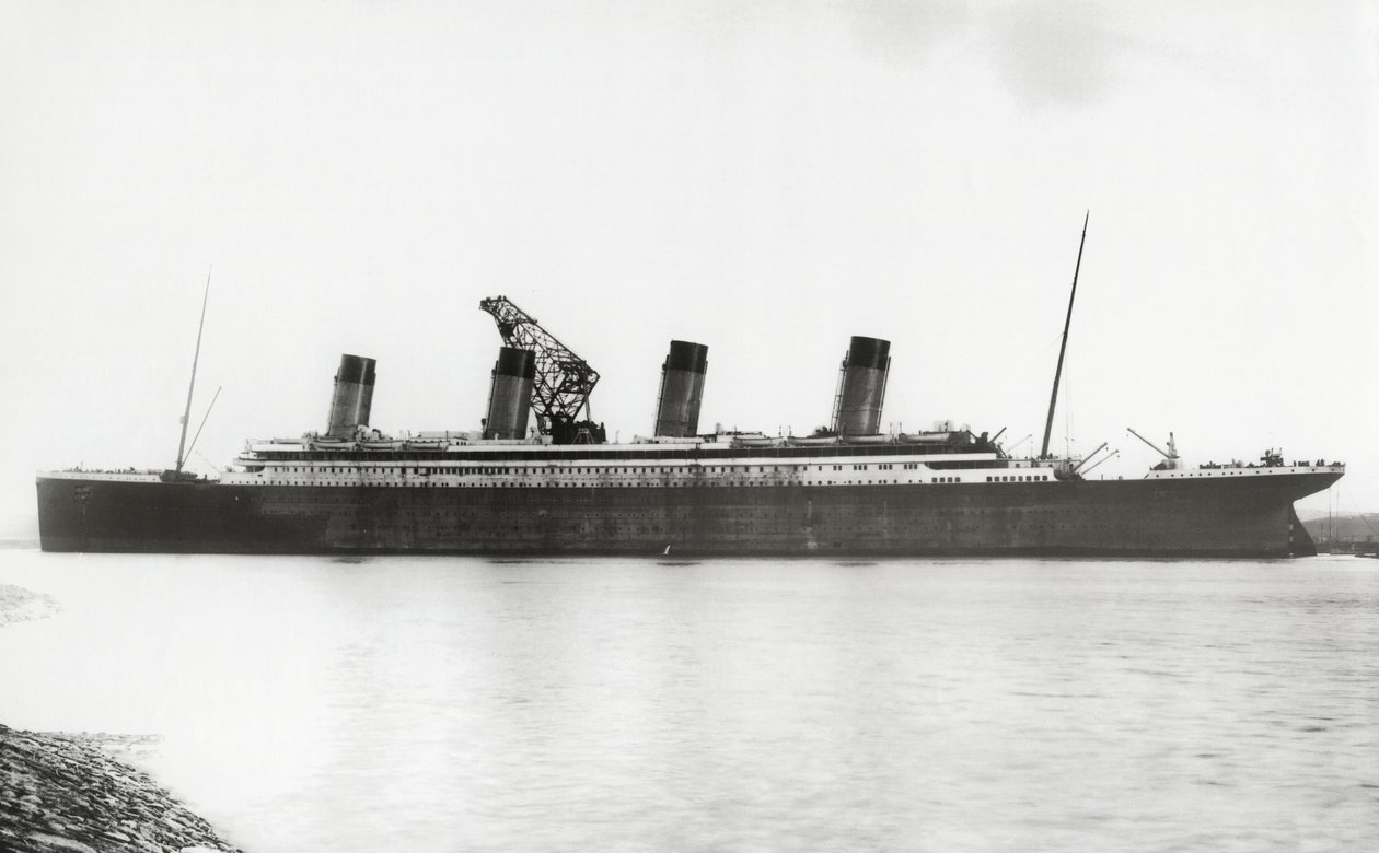 RMS Titanic presque terminé, 8 janvier 1912 - English Photographer