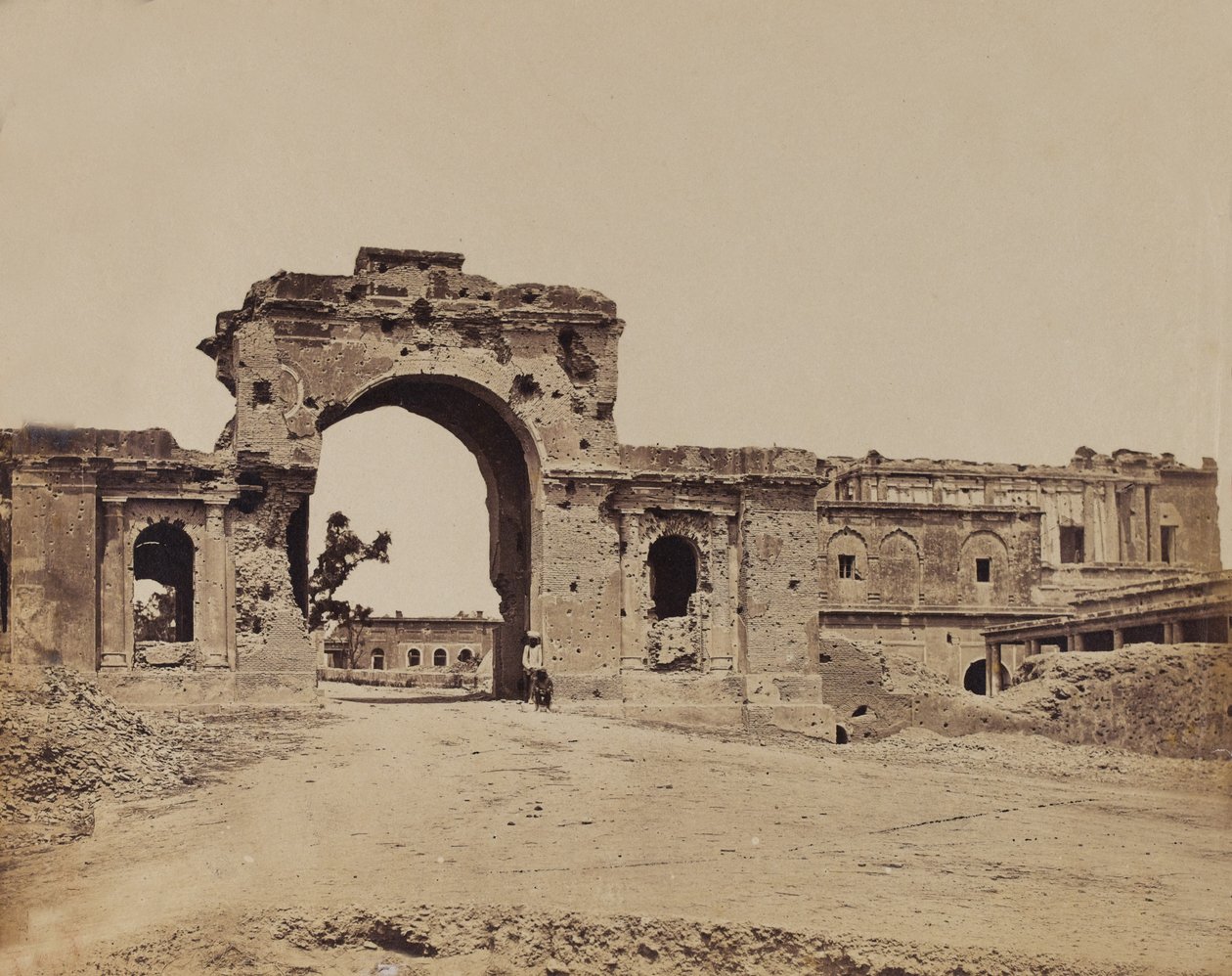 Porte en ruine, vers 1858 - English Photographer
