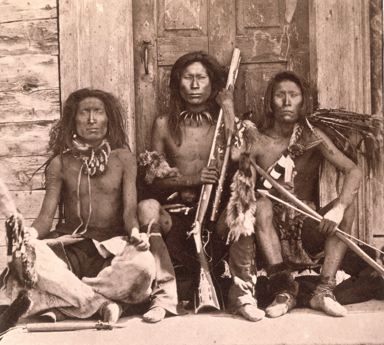 Indiens Spokane, 1861 - English Photographer