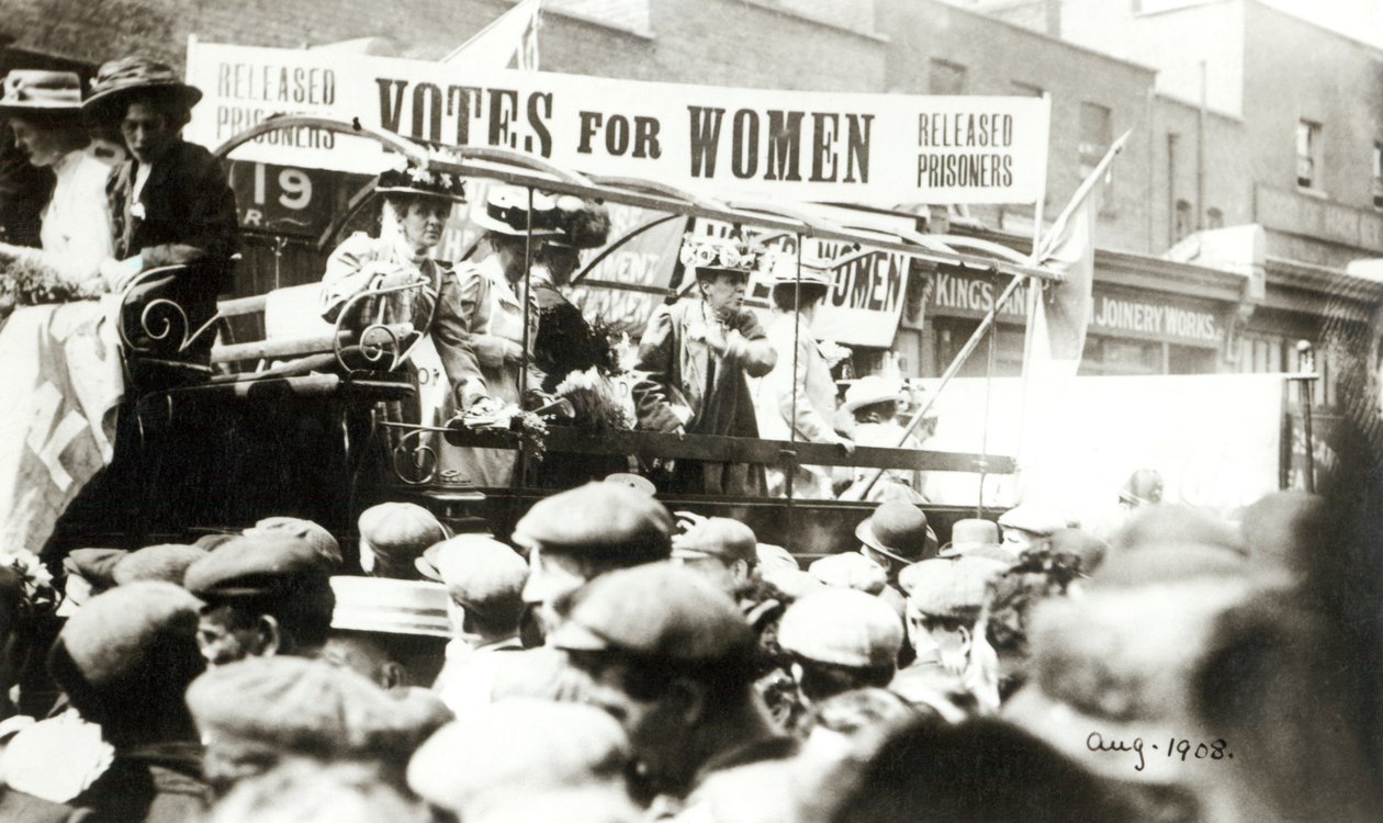Votes pour les femmes, août 1908 - English Photographer