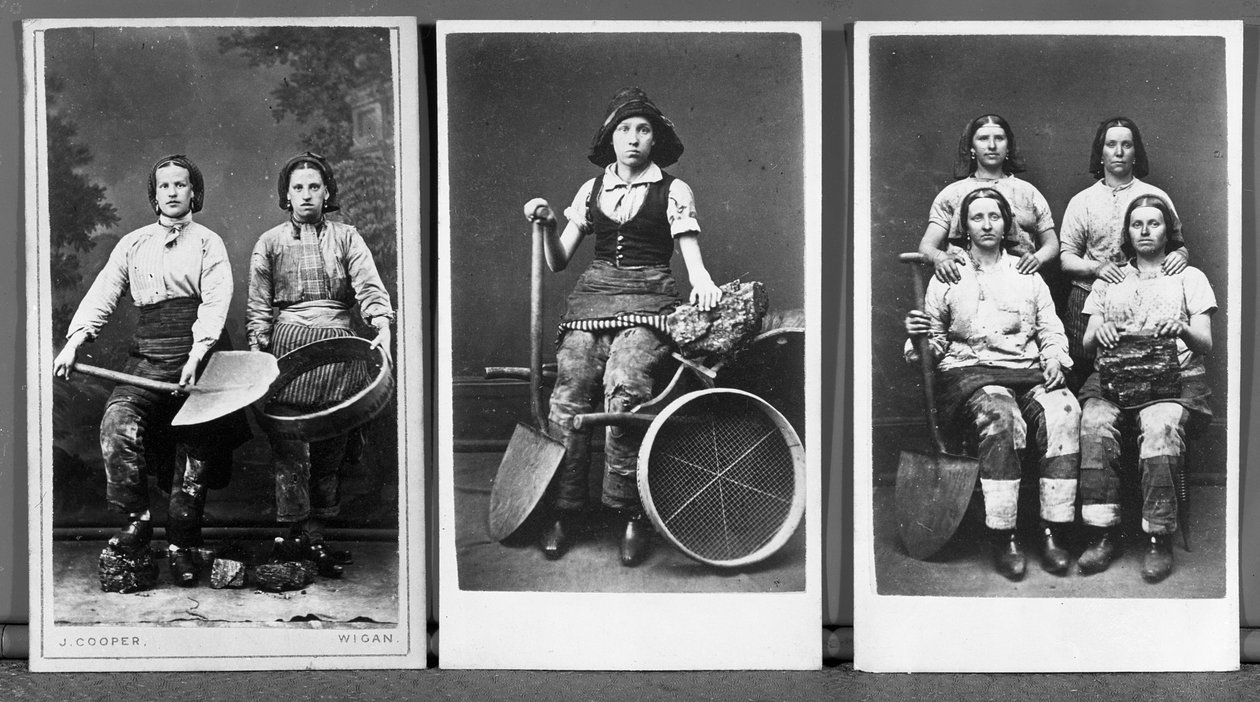 Filles de la mine de Wigan - English Photographer